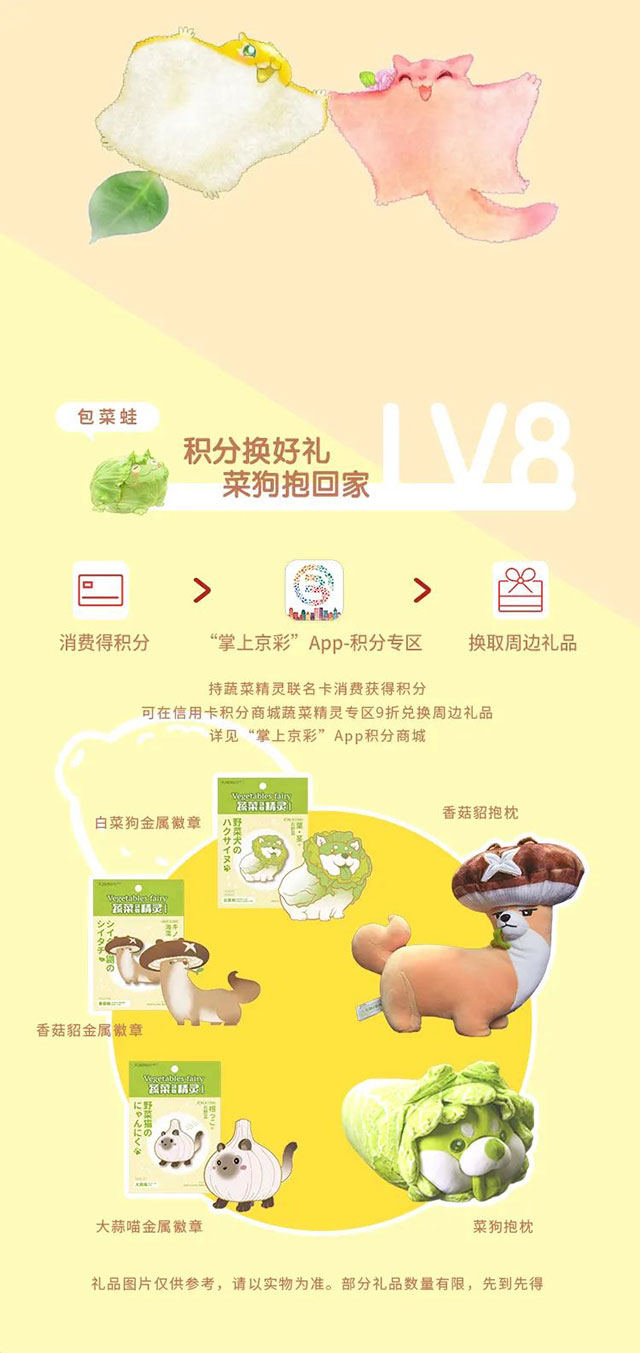 北京银行蔬菜精灵联名信用卡
