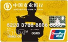 农业银行金穗生活乐卡（黄色版）