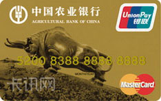 农业银行金穗公务卡（万事达版）