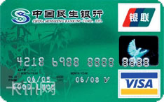 民生银行标准信用卡（VISA版-普卡）