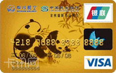 民生银行川航·金熊猫联名信用卡（VISA版-金卡）