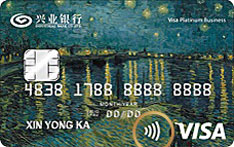 兴业银行VISA艺术主题信用卡（罗纳河上的星夜版）