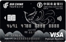 农业银行凤凰知音联名信用卡（VISA版-白金卡）
