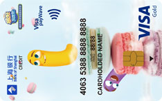 上海银行疯狂贪吃蛇联名信用卡（VISA-贪吃版）