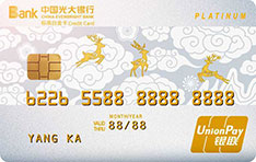 光大银行孝心标准白金数字信用卡