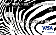光大银行中青旅联名信用卡（VISA版-白金卡）