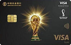 农业银行Visa FIFA世界杯主题信用卡（大力神杯卡）